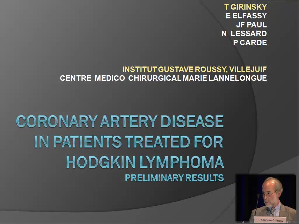 Coronary Artery Disease in Patients Treated for Hodgkin Lymphoma: Preliminary Results Using Computed Angiography Tomography