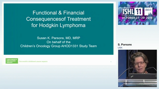Functional and Financial outcomes after Treatment for Pediatric Hodgkin Lymphoma