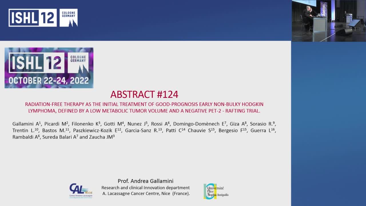 Radiation-Free Therapy as the INitial treatment of Good-prognosis early non-bulky Hodgkin lymphoma, defined by a low Metabolic Tumor Volume and a negative PET-2 - RAFTING Trial.