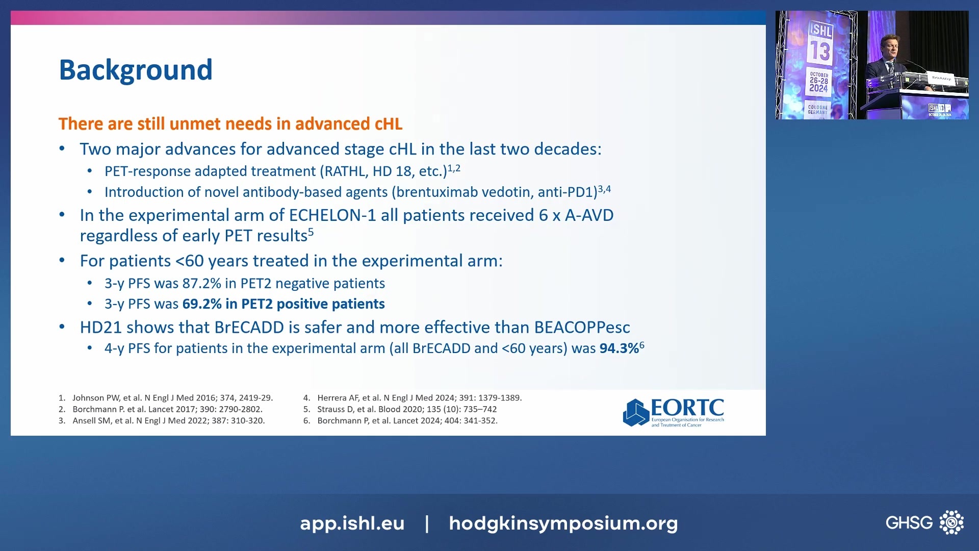 EORTC-1537-COBRA: PHASE II STUDY OF VERY EARLY FDG-PET-RESPONSE ADAPTED TARGETED THERAPY FOR ADVANCED HODGKIN LYMPHOMA. PRIMARY ANALYSIS INCLUDING VALUE OF QUANTITATIVE PET ASSESSMENT AND TARC DYNAMICS