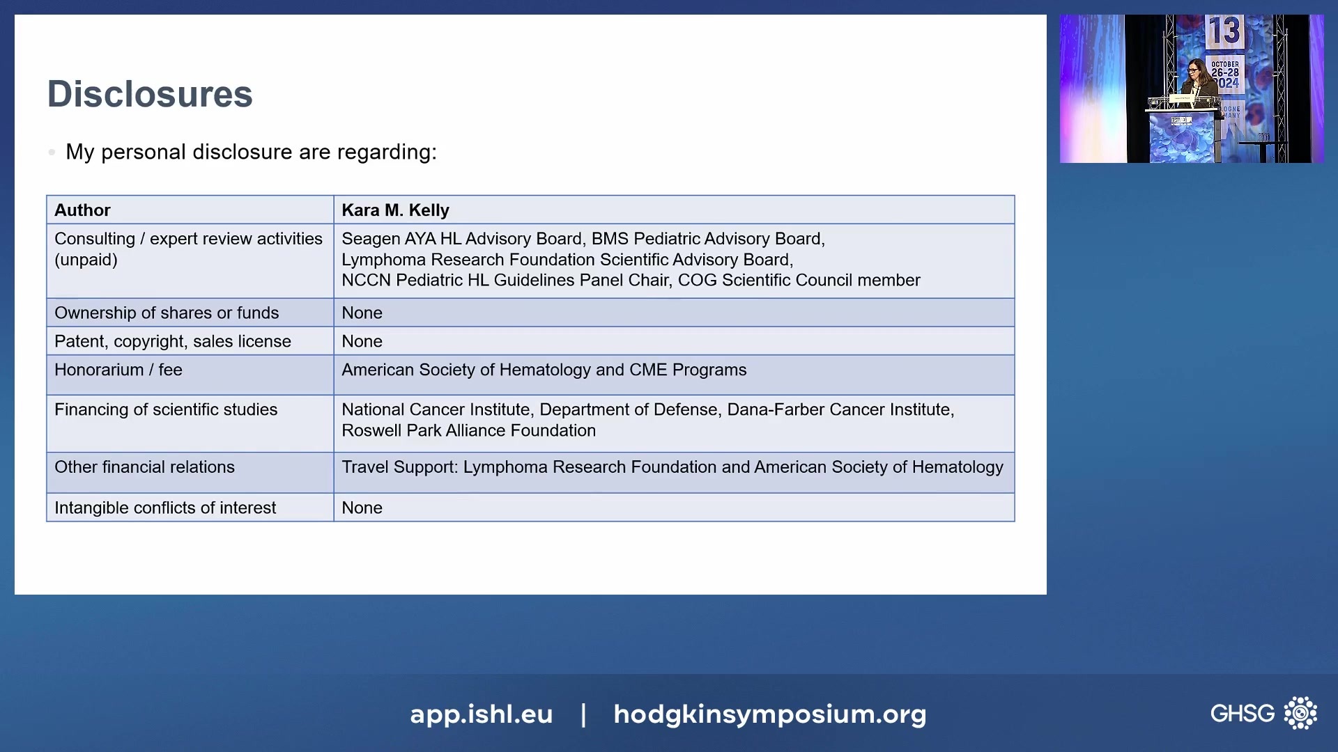 Appropriate endpoints for future trials in Pediatric and Young Adult HL, and opportunities for harmonization