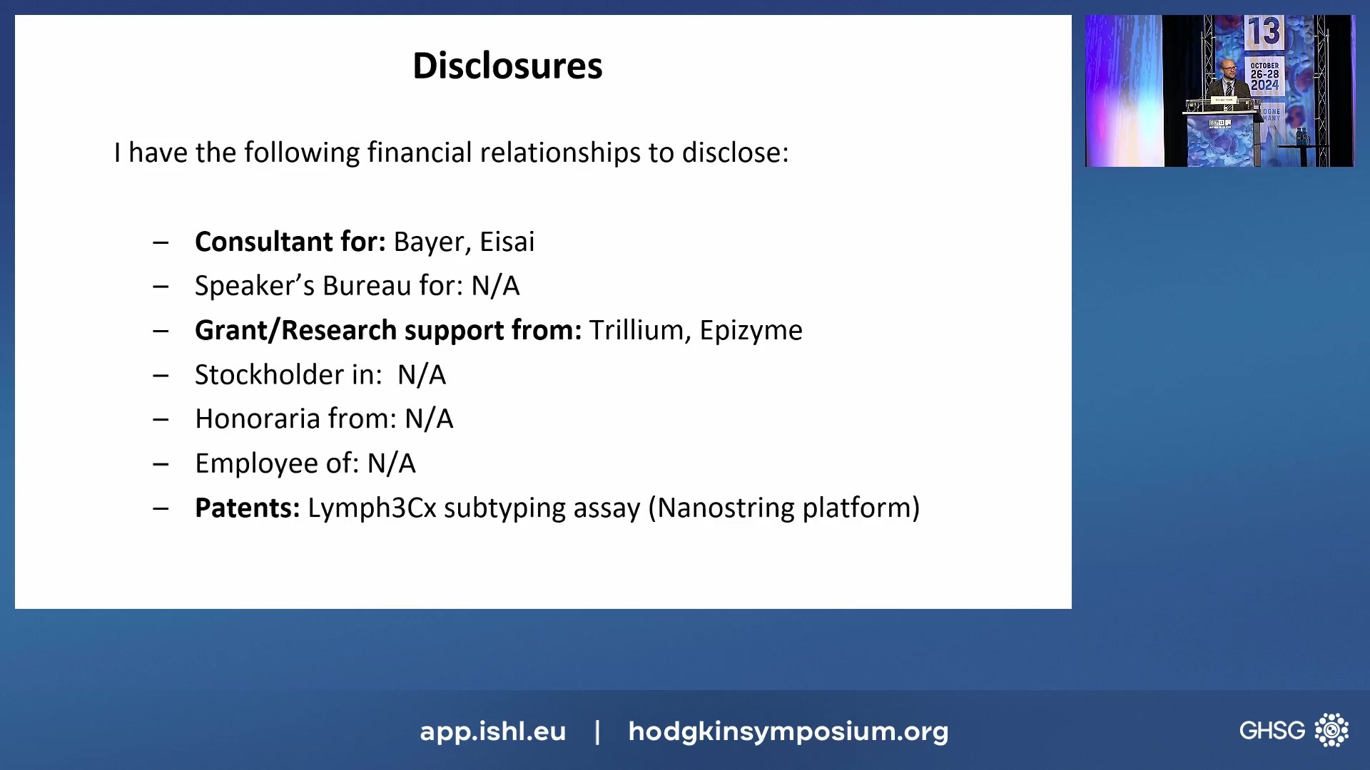 Multimodal characterization of cHL