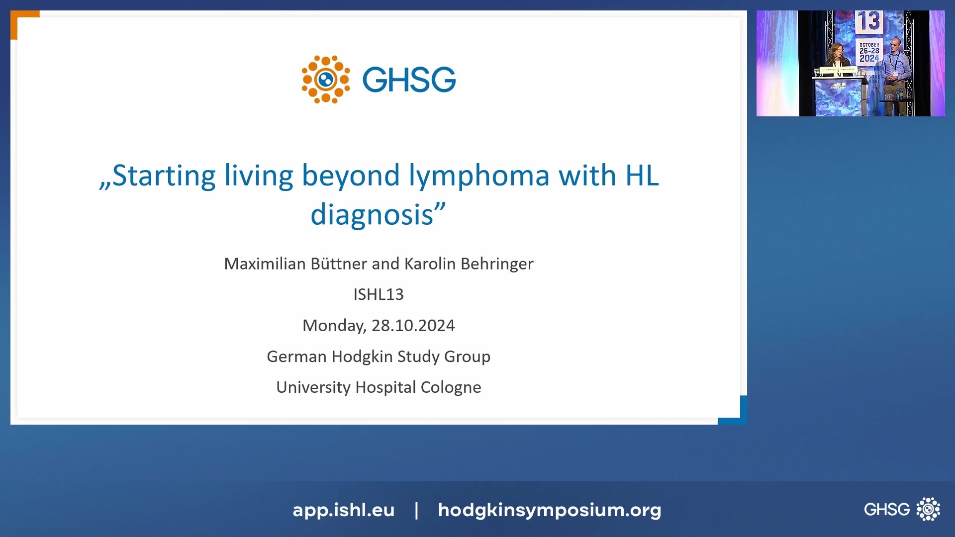 Starting Living beyond Lymphoma with HL diagnosis