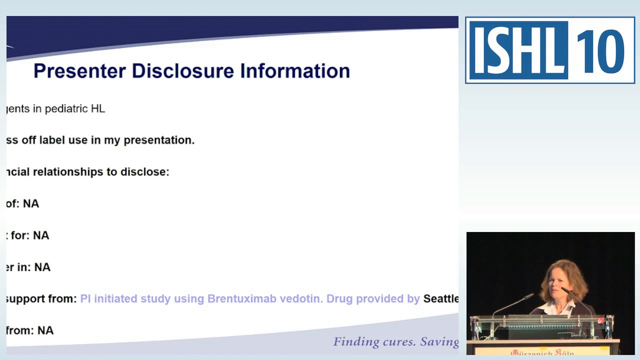 Targeted agents in pediatric HL